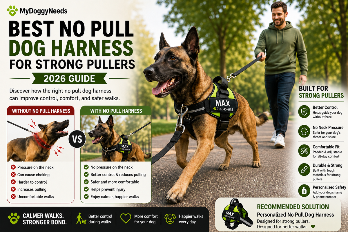 Best No Pull Dog Harness for Strong Pullers (2026 Guide)