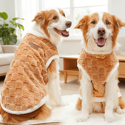 Cozy Plush Dog Vest – Warm, Windproof & Comfortable