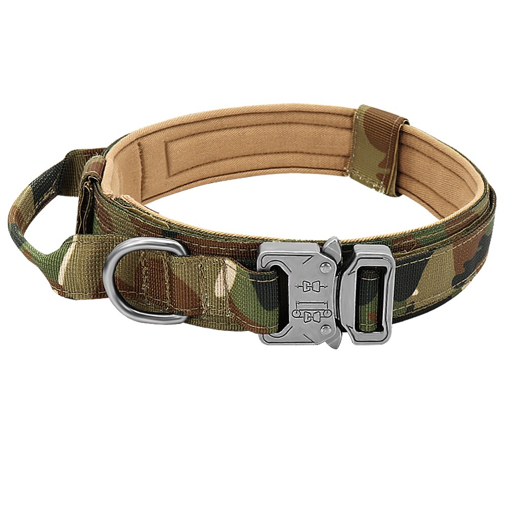 Dog Military Tactical Collar  - Camouflage