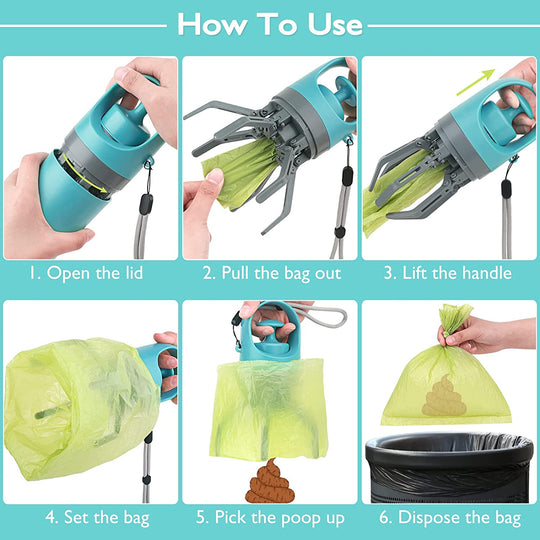 Portable and Lightweight Claw Pooper Scooper for Dogs