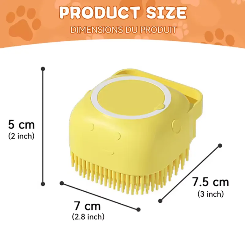 2-in-1 Bath & Massage Brush - MyDoggyNeeds