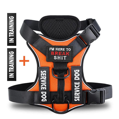 Escape-Proof No-Pull Dog Harness with Reflective Safety