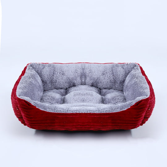 Bed for Dogs - Red/Gray