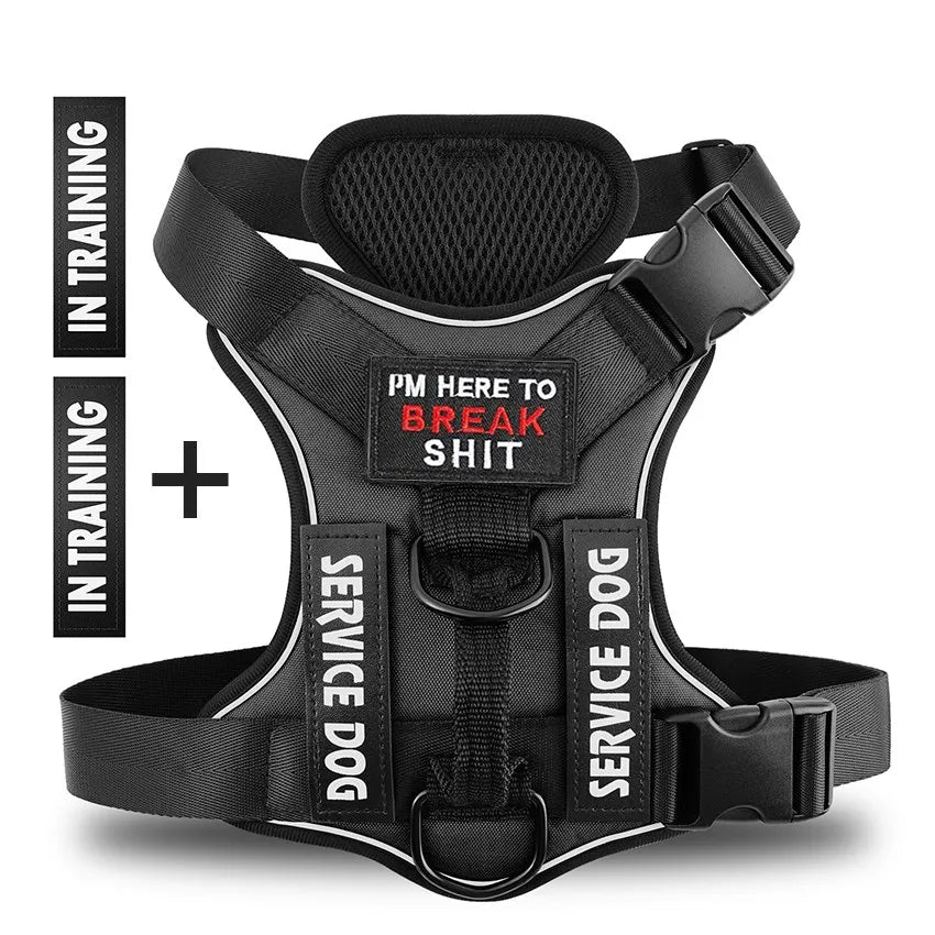 Escape-Proof No-Pull Dog Harness with Reflective Safety