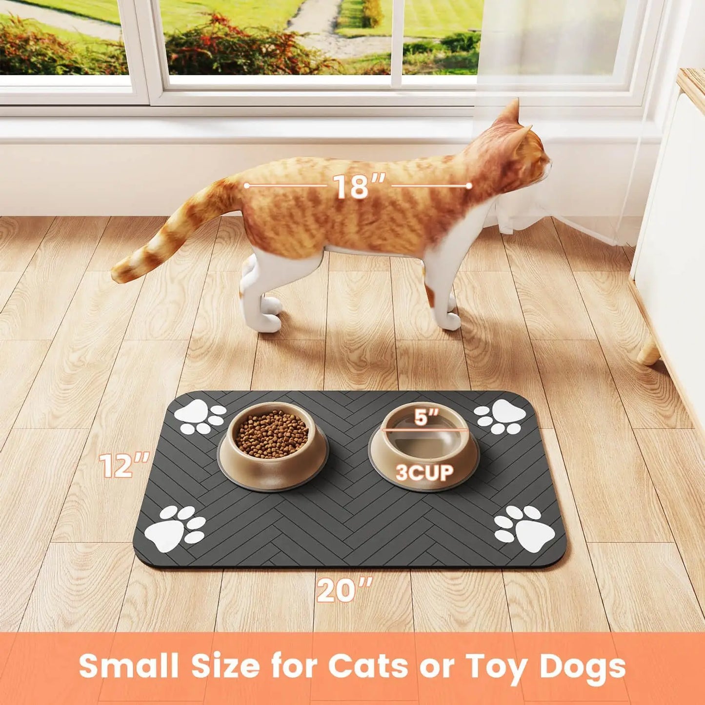 Waterproof Food & Water Mat