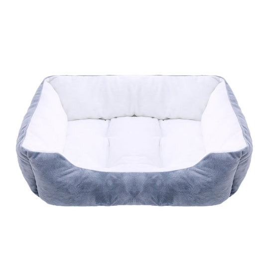 Bed for Dogs - White/Gray
