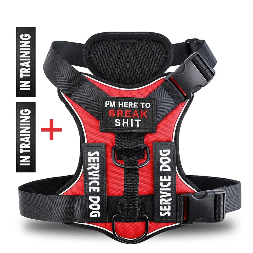 Escape-Proof No-Pull Dog Harness with Reflective Safety