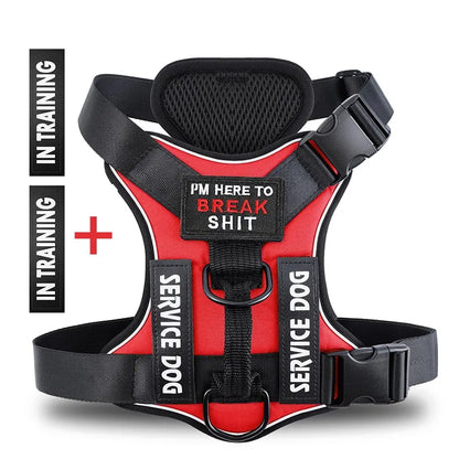 Escape-Proof No-Pull Dog Harness with Reflective Safety