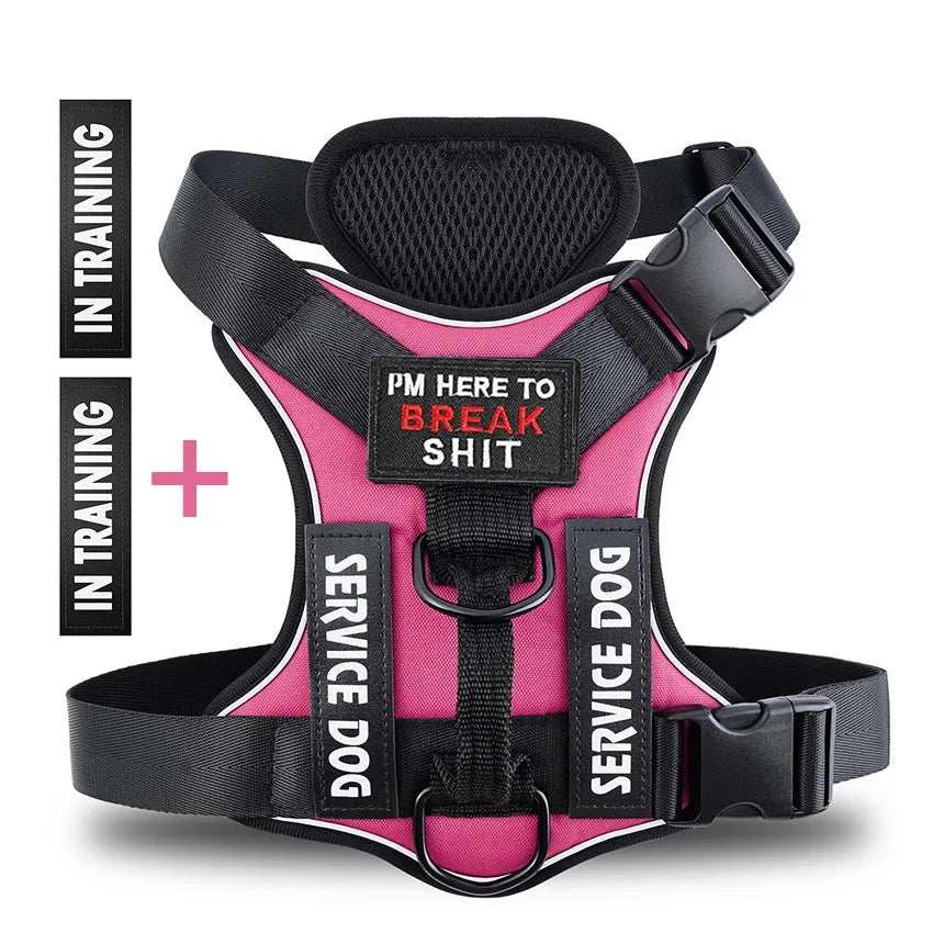 Escape-Proof No-Pull Dog Harness with Reflective Safety