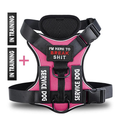 Escape-Proof No-Pull Dog Harness with Reflective Safety