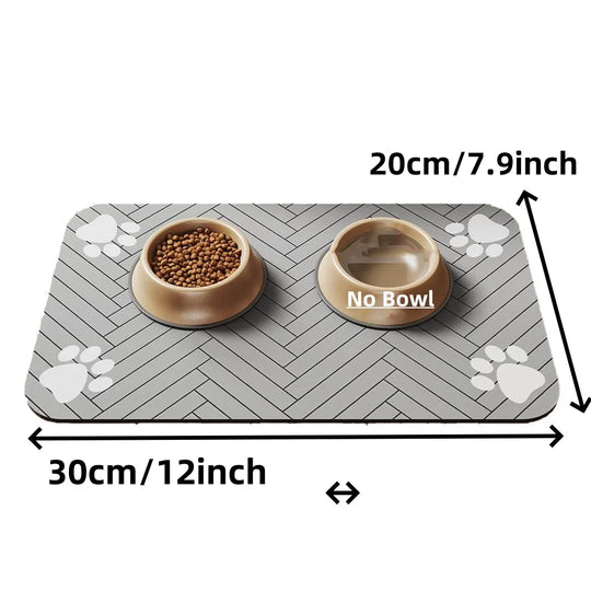 Waterproof Food & Water Mat - MyDoggyNeeds