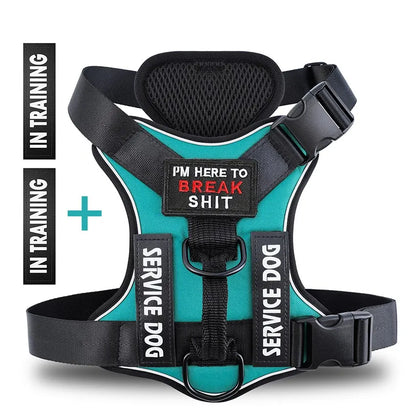 Escape-Proof No-Pull Dog Harness with Reflective Safety