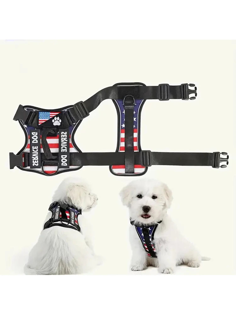 Escape-Proof No-Pull Dog Harness & Leash Set with Reflective Safety