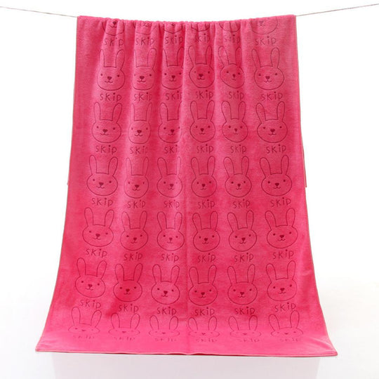 Microfiber Strong Absorbing Water Bath Pet Towels - Pink