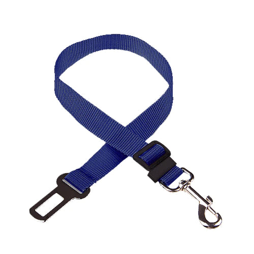 Adjustable Dog Car Seat Belt - Blue