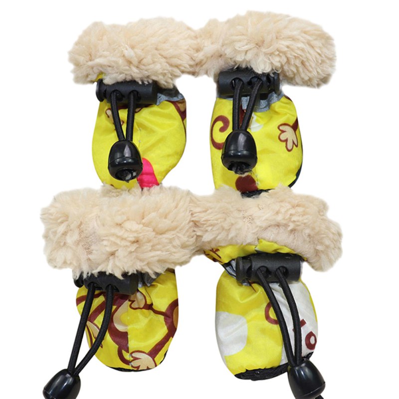 MyDoggyNeeds™ Waterproof Dog Shoes - Yellow