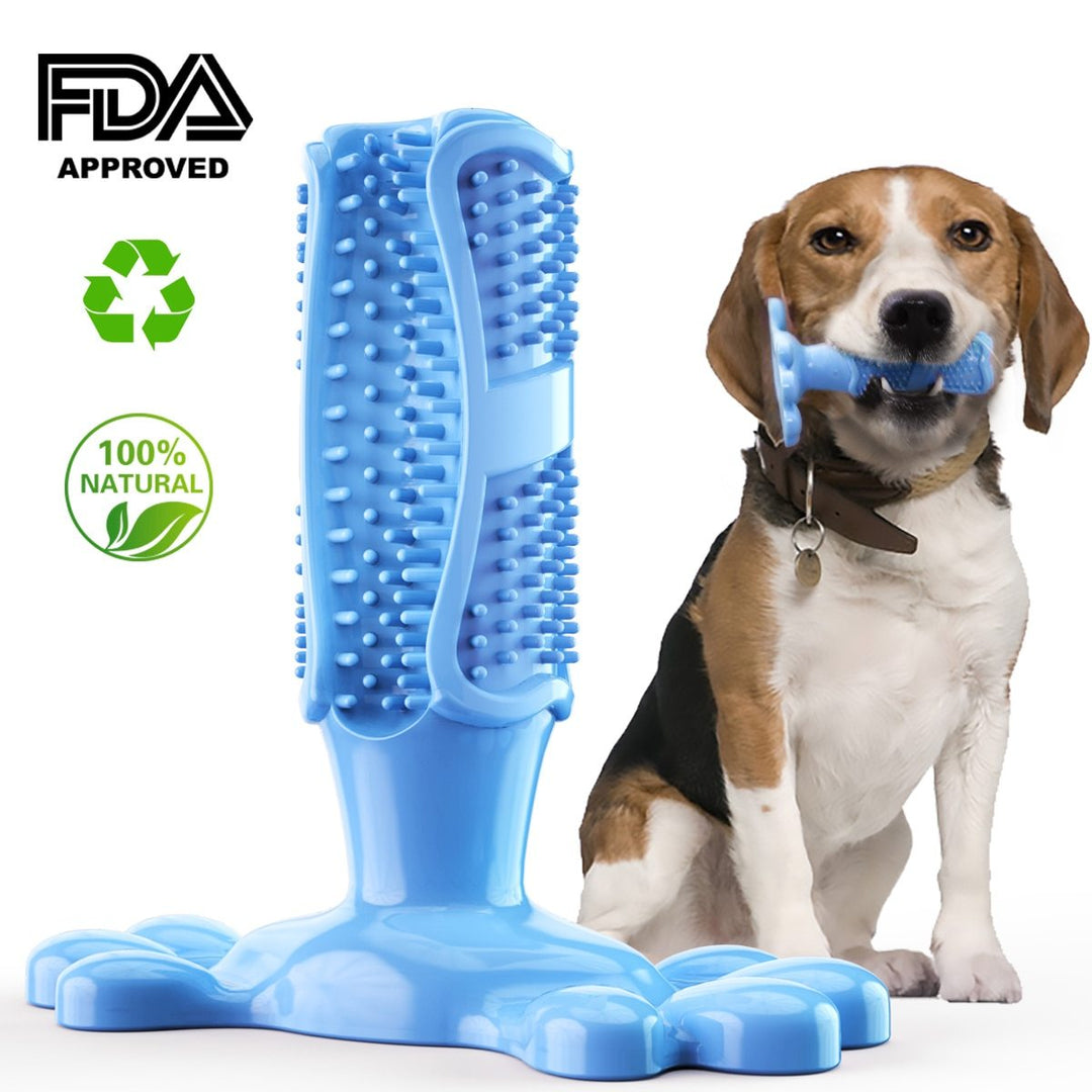 MyDoggyNeeds™ Dog Toothbrush - Blue