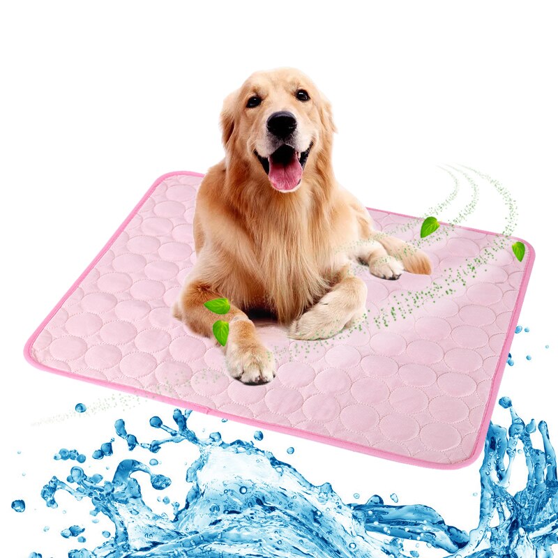 Pet Cooling Mat Summer - Pink