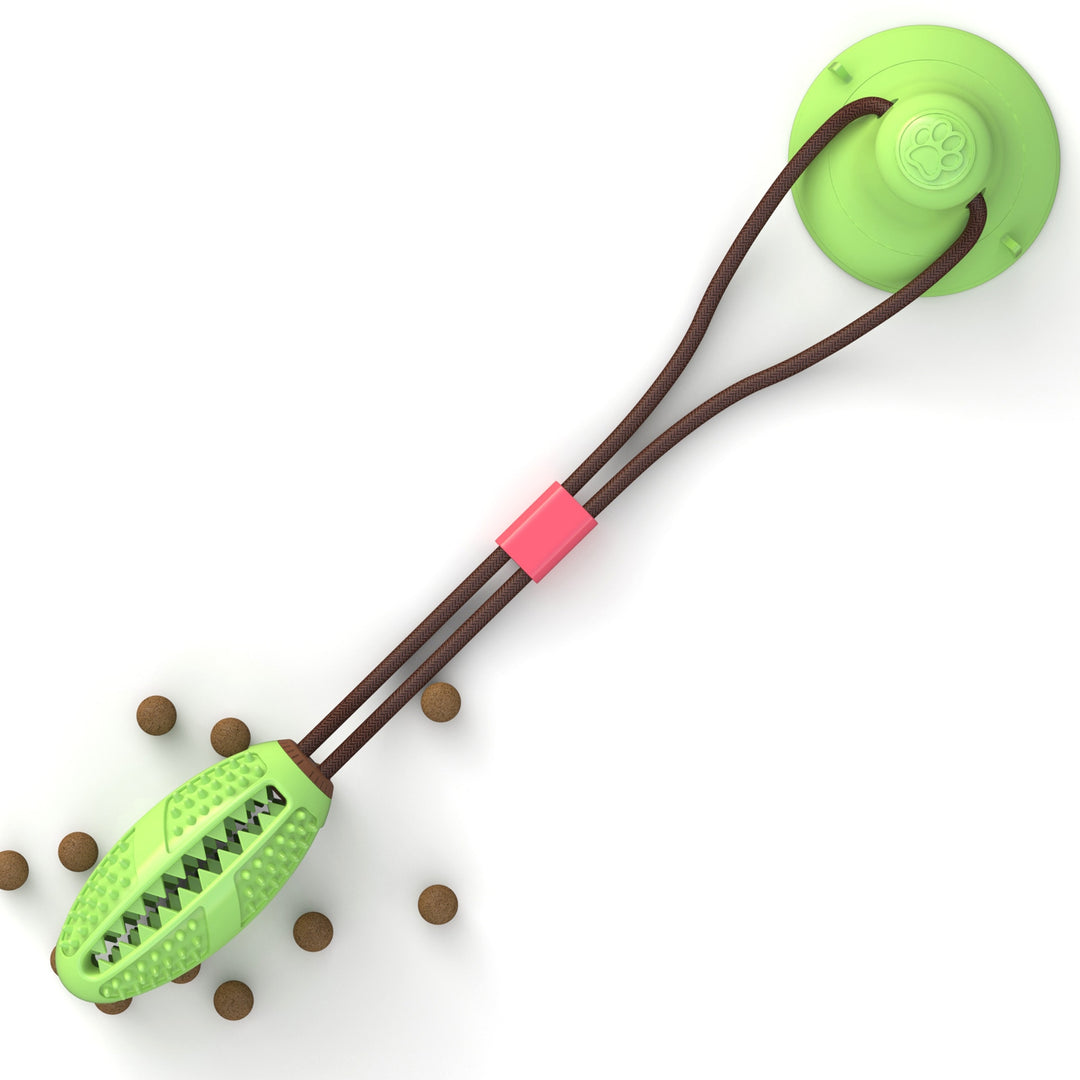 MyDoggyNeeds™ Dog Rope Ball Pull Toy - Green