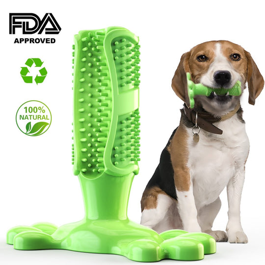 MyDoggyNeeds™ Dog Toothbrush - Green