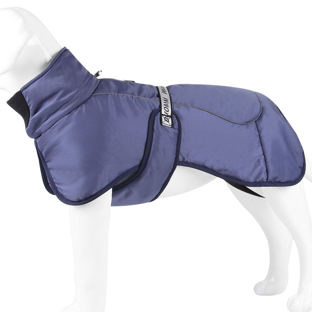Winter Waterproof Winter Waterproof Pure Cotton Dog Jacket- Purple