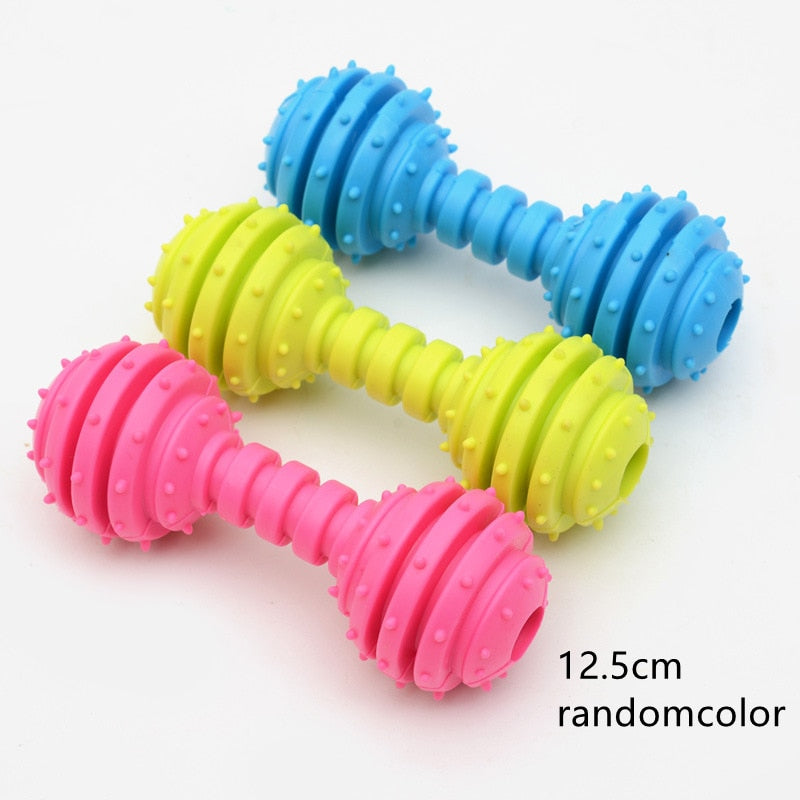 1PCS Pet Toys for Small Dogs - Barbell