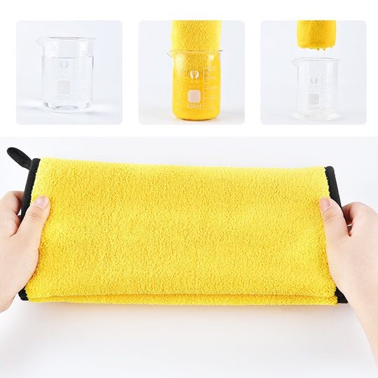 Absorbent Pet Bath Towels - Yellow