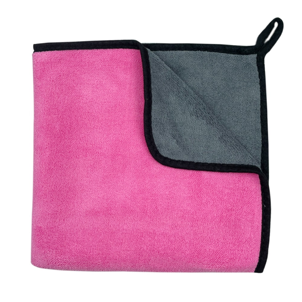 Absorbent Pet Bath Towels - Pink