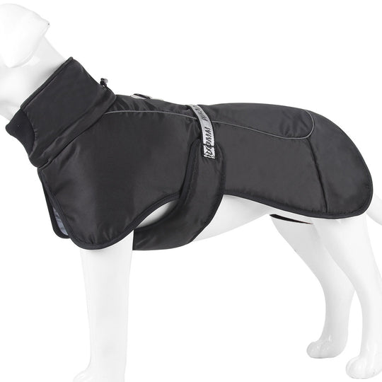 Winter Waterproof Pure Cotton Dog Jacket- Black