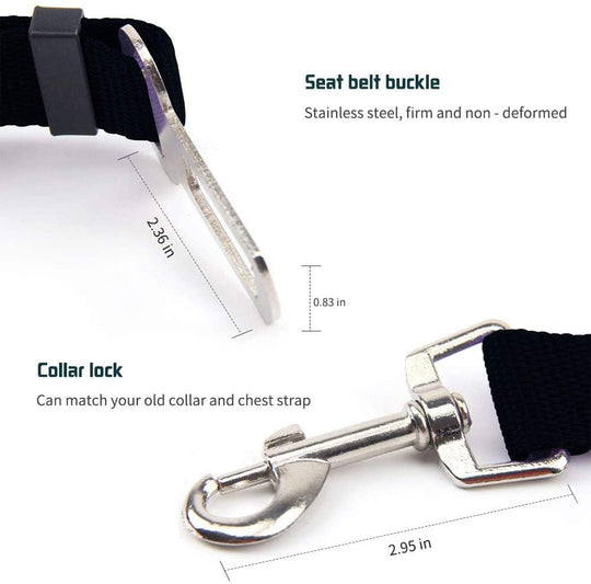 Adjustable Dog Car Seat Belt - Features