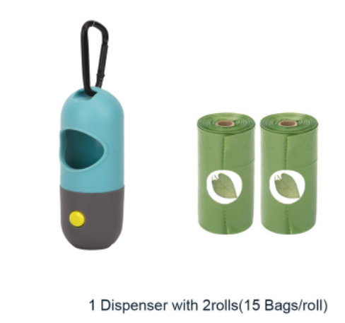 Dog Poop Bag Dispenser Travel Foldable Pooper Scooper 