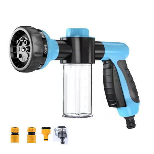 High-pressure Sprayer Nozzle Hose Dog / Pets Shower Gun - Sky with Connectors